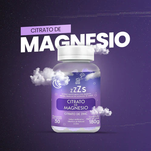 Gomitas Citrato de Magnesio - Para Estrés, Sueño y Ansiedad ¡ÚLTIMAS UNIDADES!