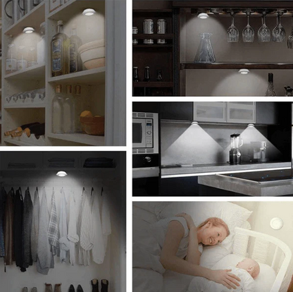 Set 3 Luces LED Inalambricas Con Control Remoto